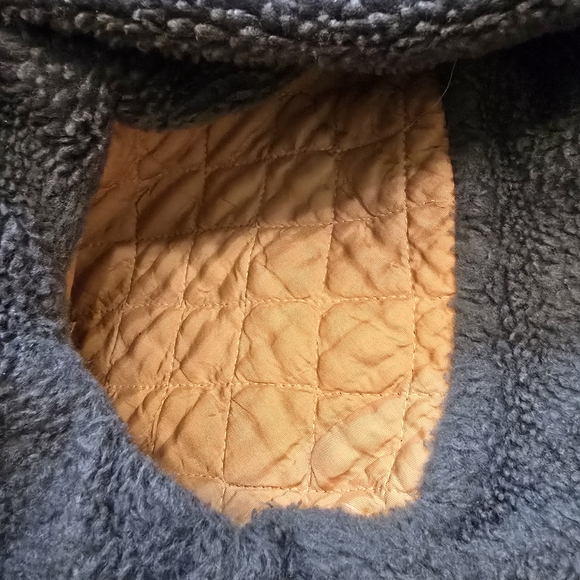 Vintage 1970s Sears Wool Plaid Fleece Lined Jacket Mens Medium Blue - Picture 3 of 11